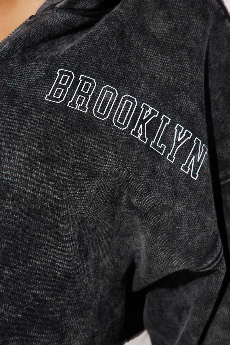Brooklyn hot sale hoodie black