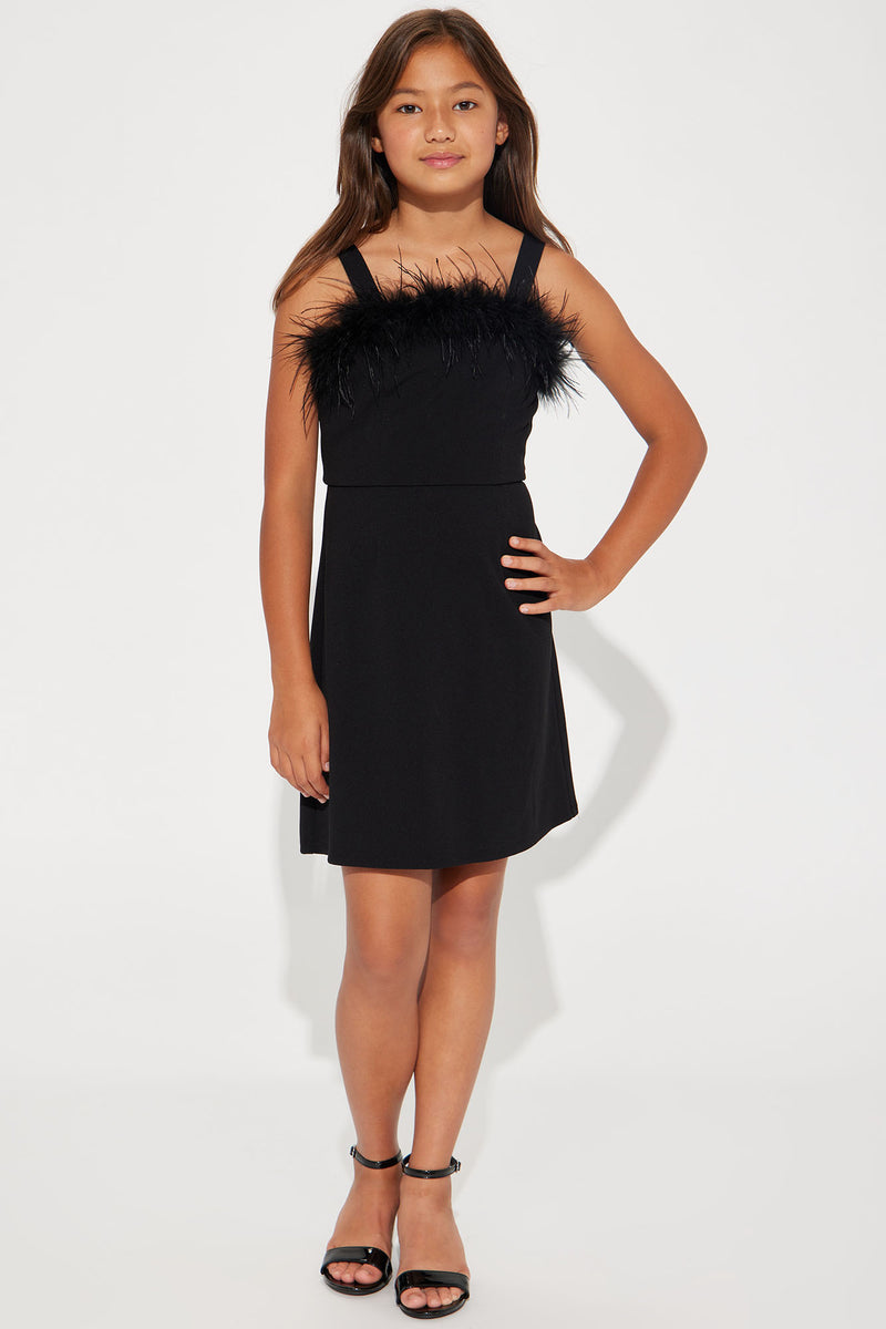 Mini Boujee Girl Dress Black Fashion Nova Kids Dresses