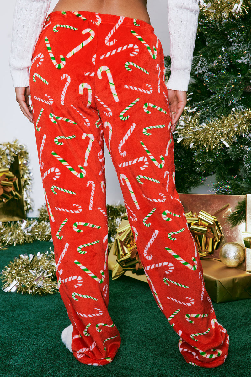 Candy cane pajama pants discount