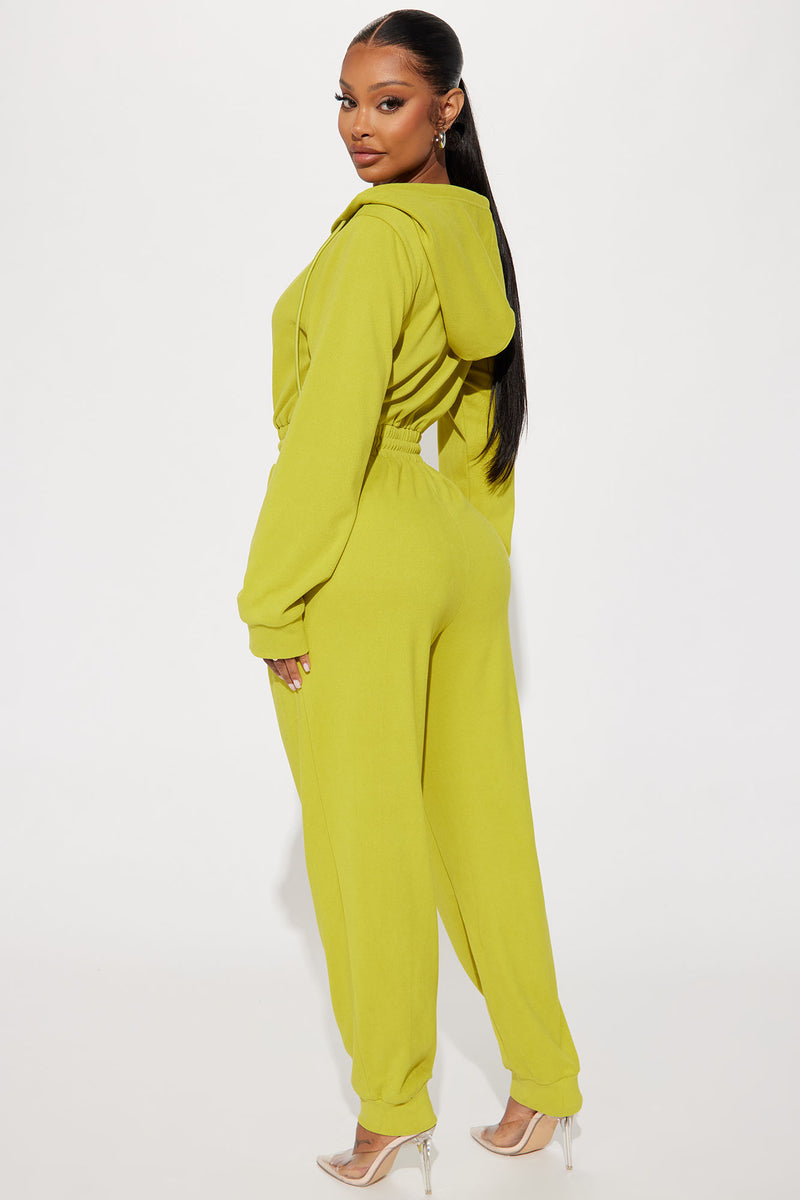 Play It Back Jumpsuit Chartreuse Fashion Nova, Jumpsuits Fashion Nova