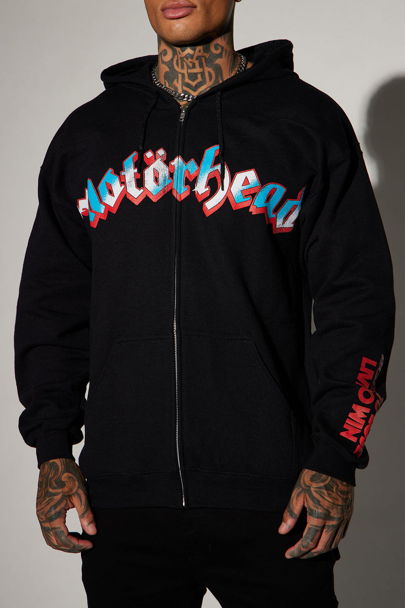Motorhead zip up hoodie Clearance