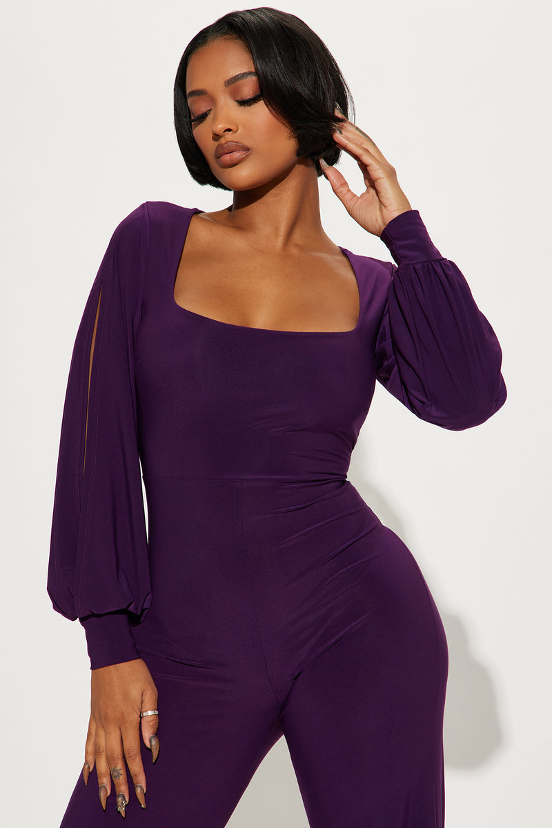 Ella Jumpsuit Eggplant Fashion Nova, Jumpsuits Fashion Nova