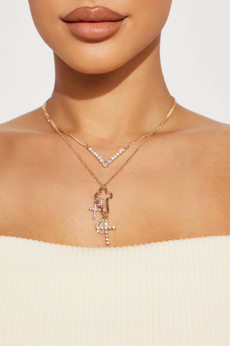 Shining Grace Necklace Gold Fashion Nova, Jewelry Fashion Nova