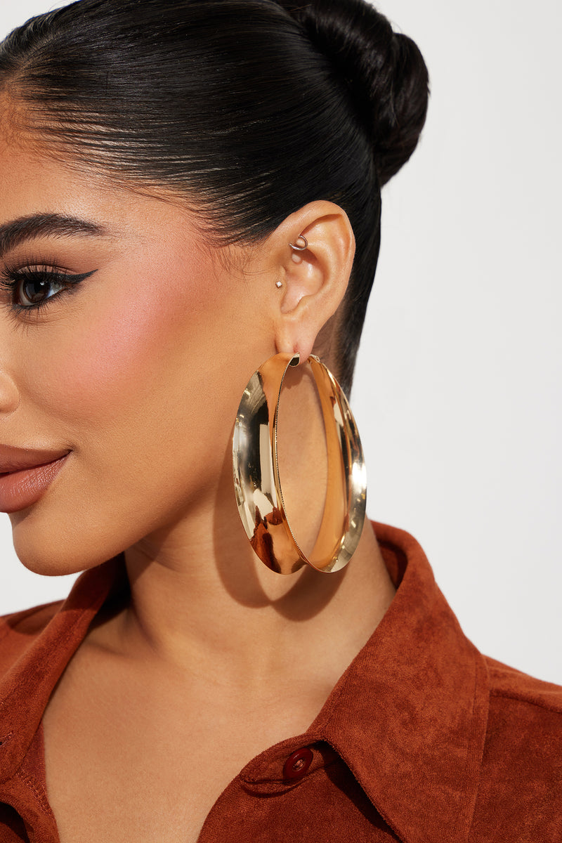The New Classic Hoop Earrings Gold Fashion Nova, Jewelry Fashion Nova