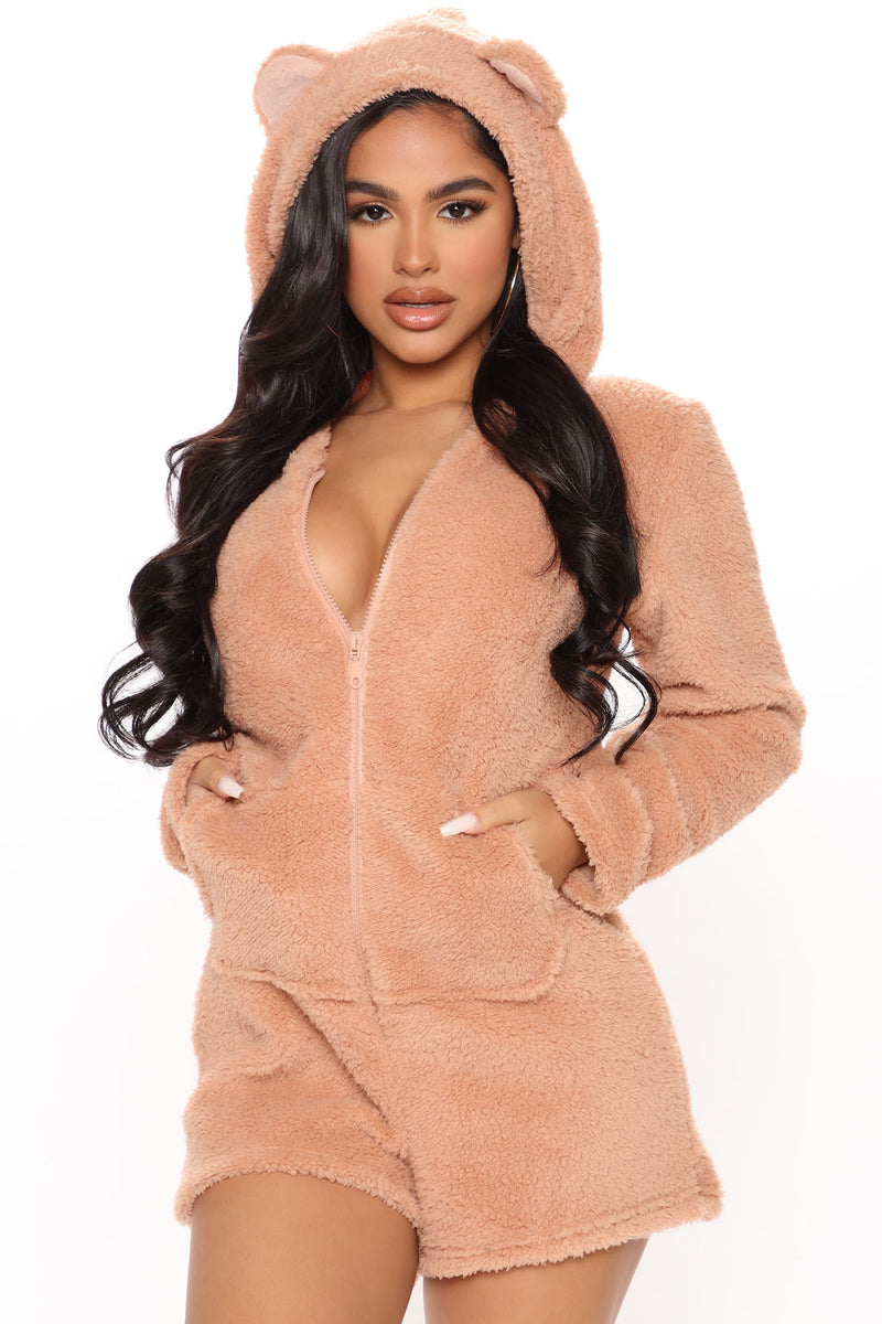 Bear onesie fashion nova sales