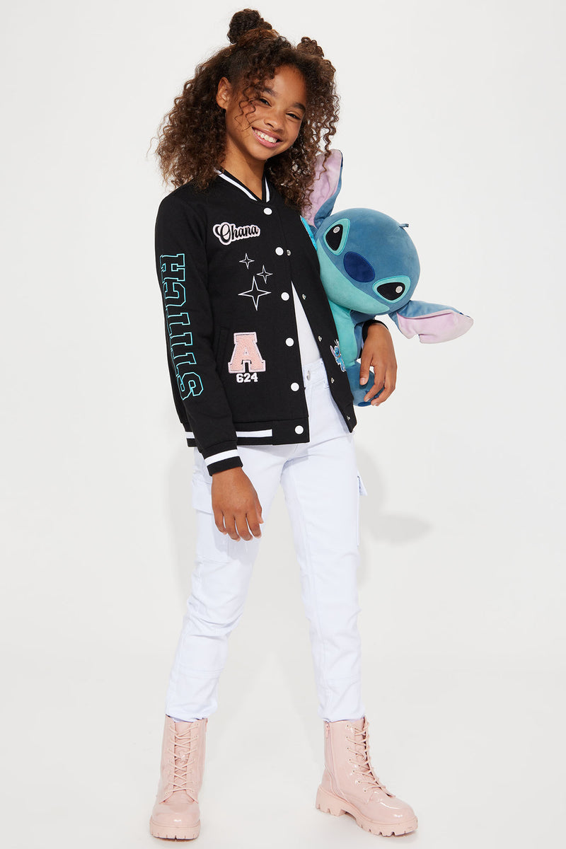 Stitch store varsity jacket