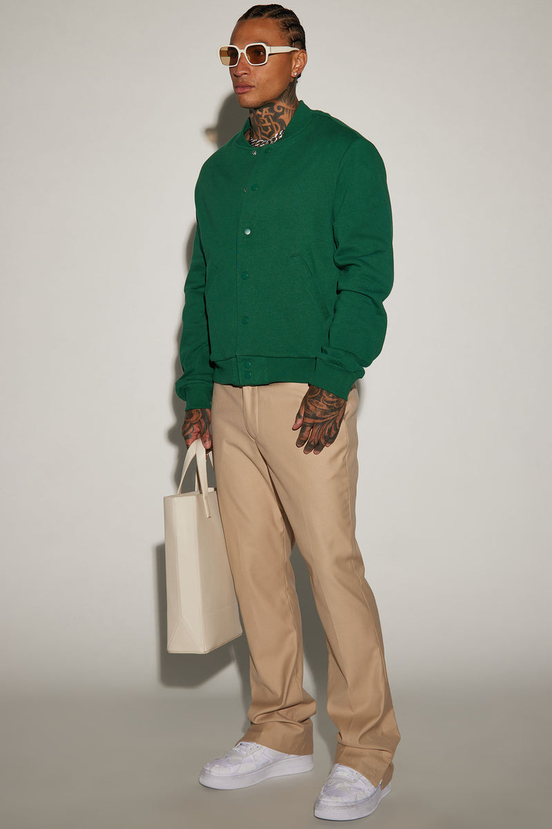 Green bomber jacket mens outfit sales