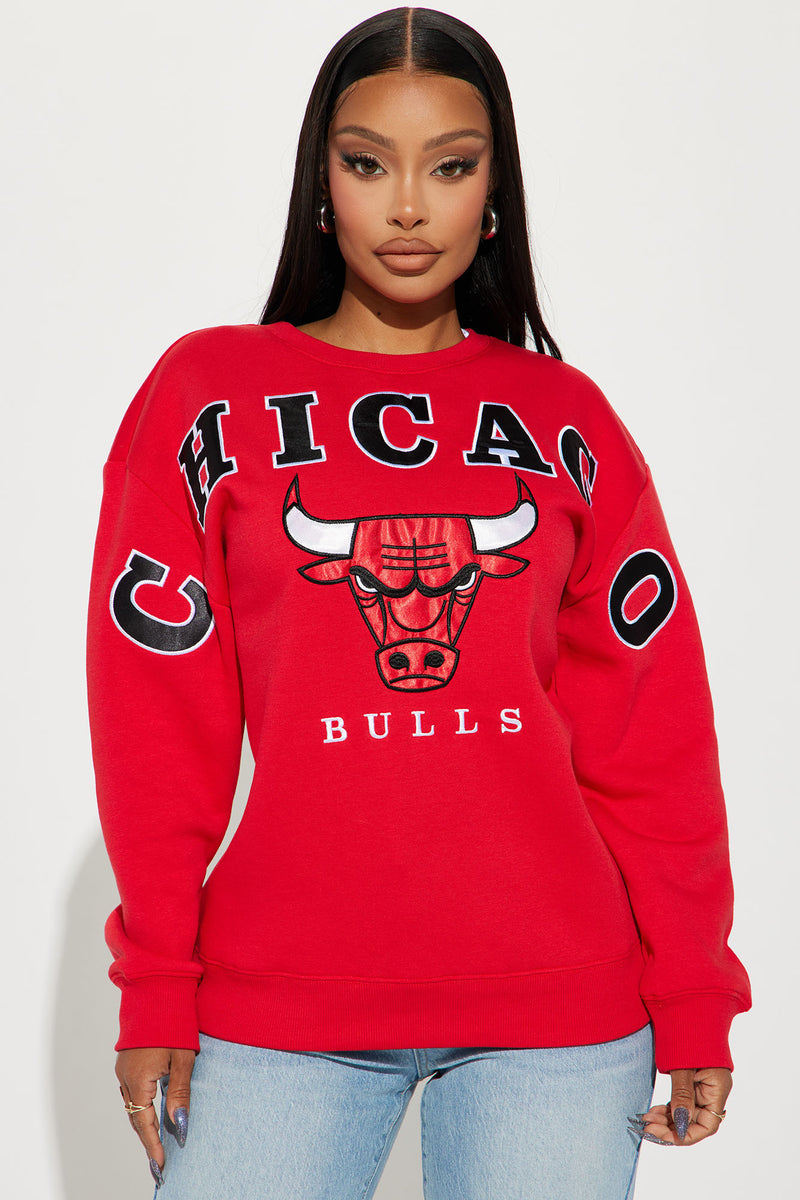 Chicago bulls sweatshirt womens clearance