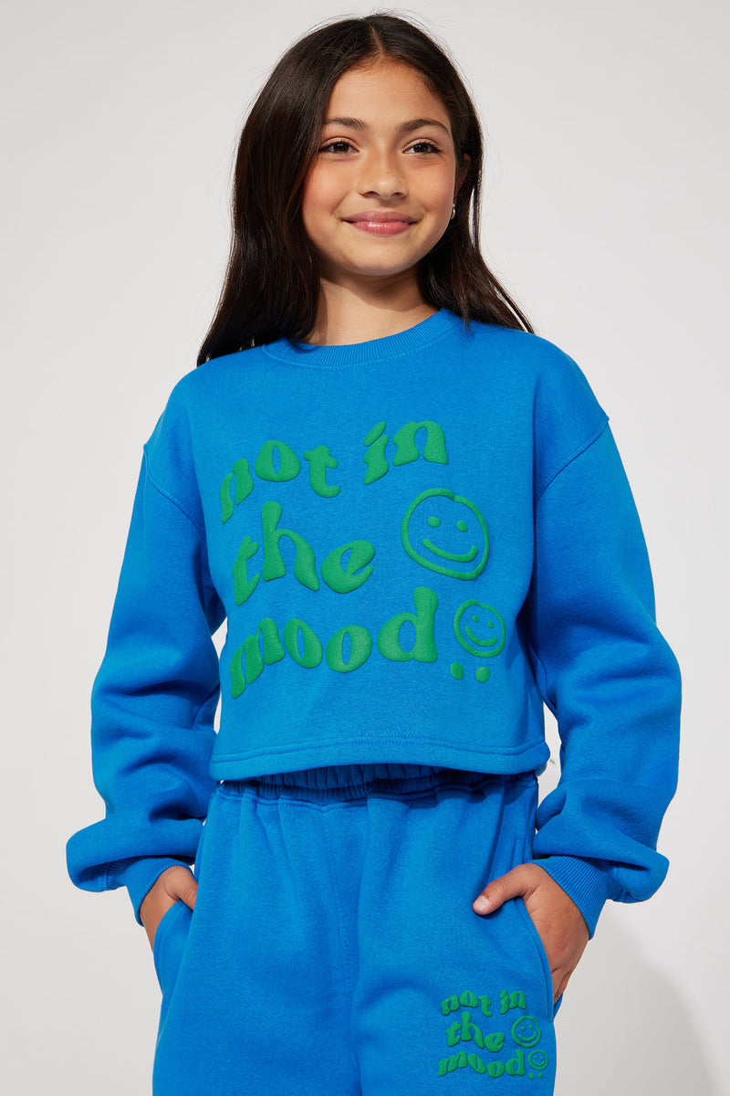 Mini Not In The Mood Jogger Set Navy Fashion Nova, Kids Sets