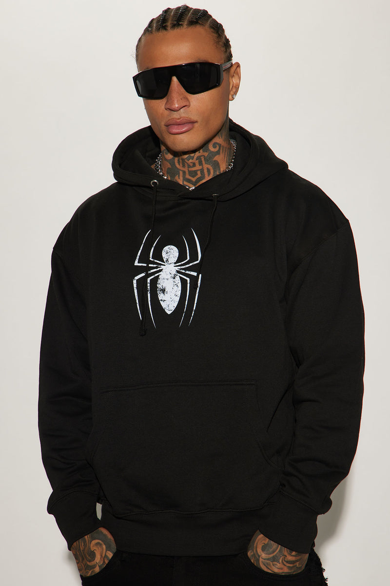 Spiderman Spiders Web Hoodie Black Fashion Nova Mens Graphic