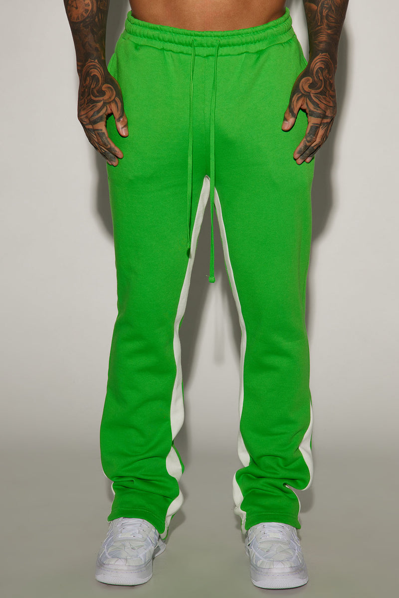 Neon green best sale sweatpants