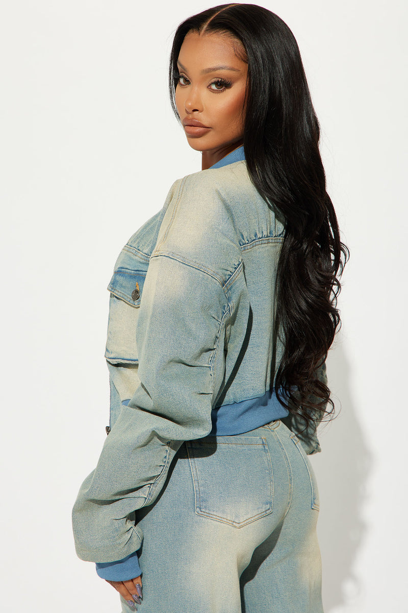 Fashion nova trixie girl denim jacket sales