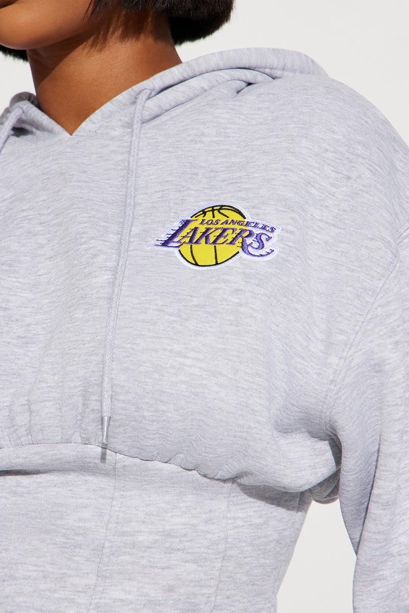 Lakers grey outlet hoodie