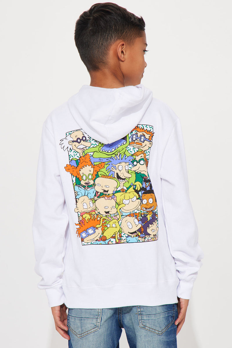 Mini The Rugrats Crew Hoodie White Fashion Nova Kids Tops T