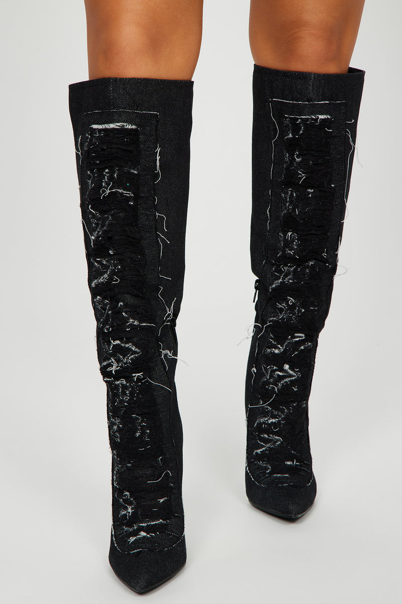 Knee boots near me hotsell