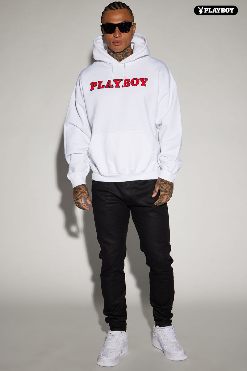 Playboy online white hoodie