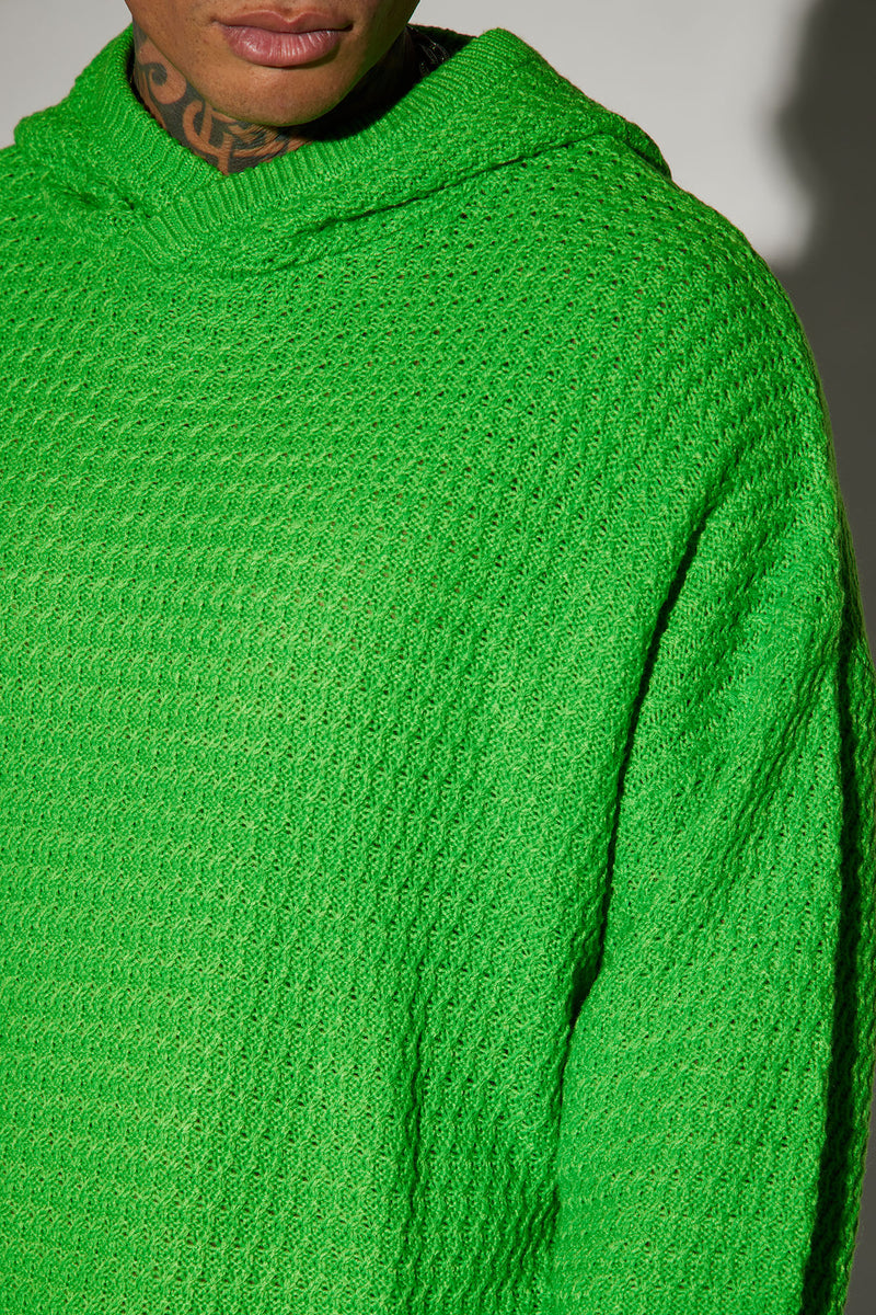 Neon green hot sale sweater mens
