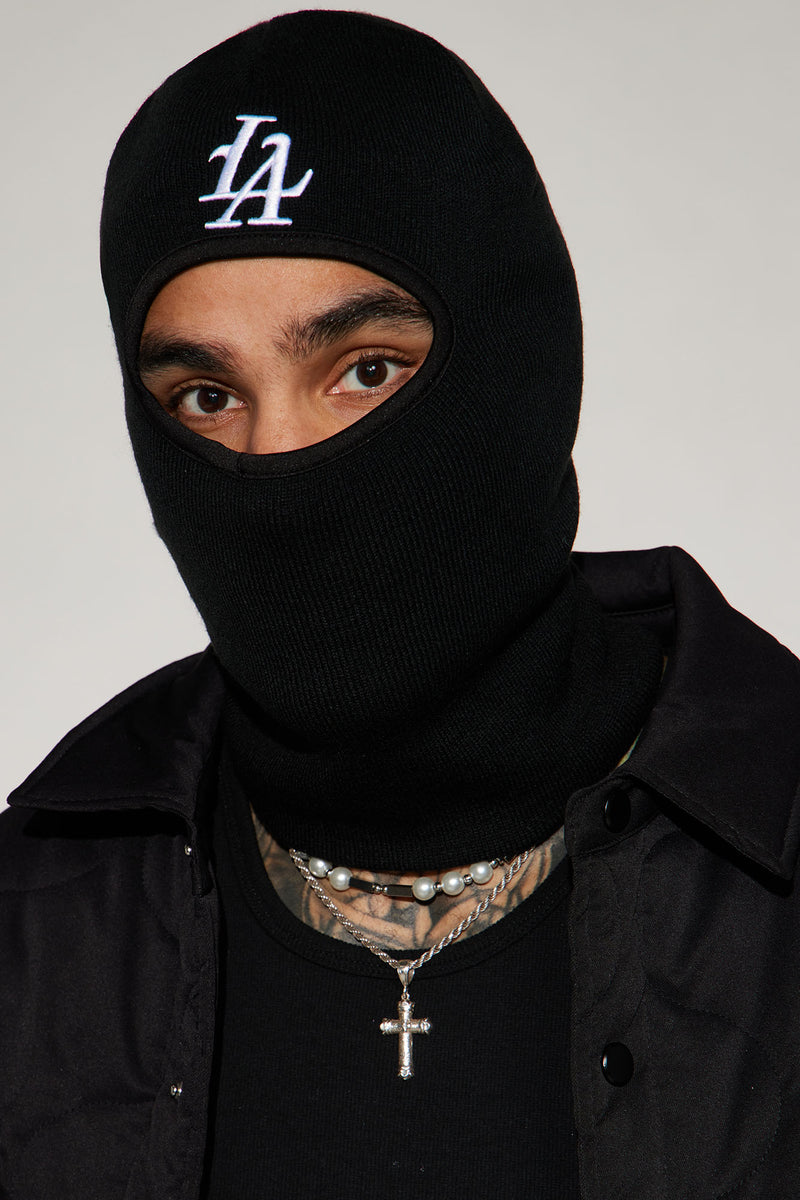 LA Balaclava Black Fashion Nova, Mens Accessories Fashion Nova