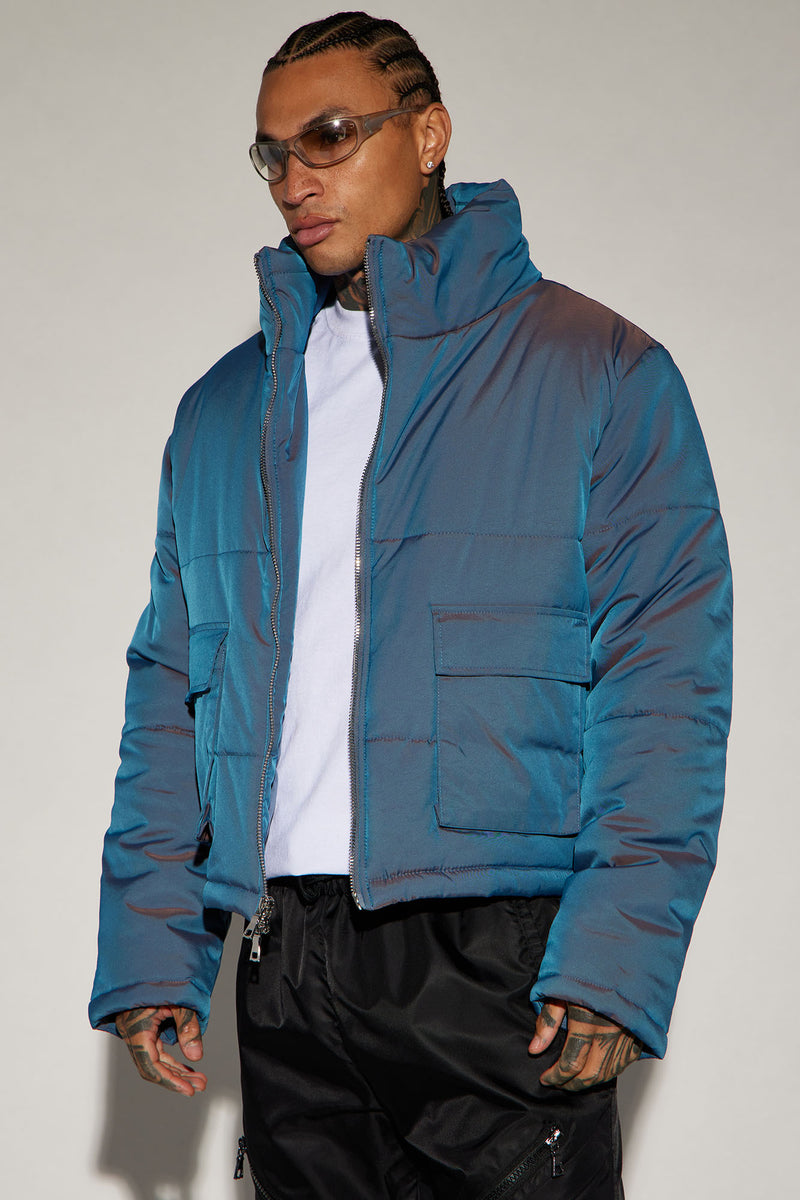 Rainbow bubble shop coat fashion nova