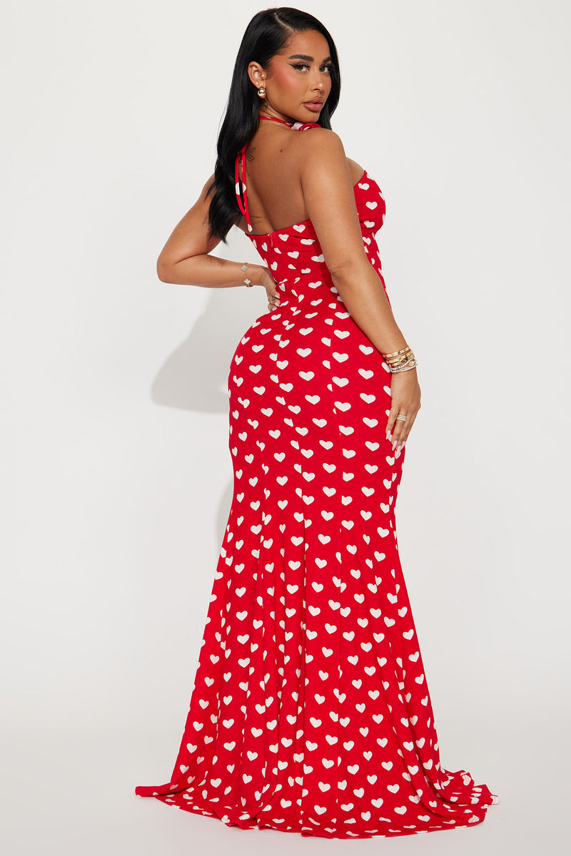 Steel Your Heart Maxi Dress Red/White Fashion Nova, Dresses — free download