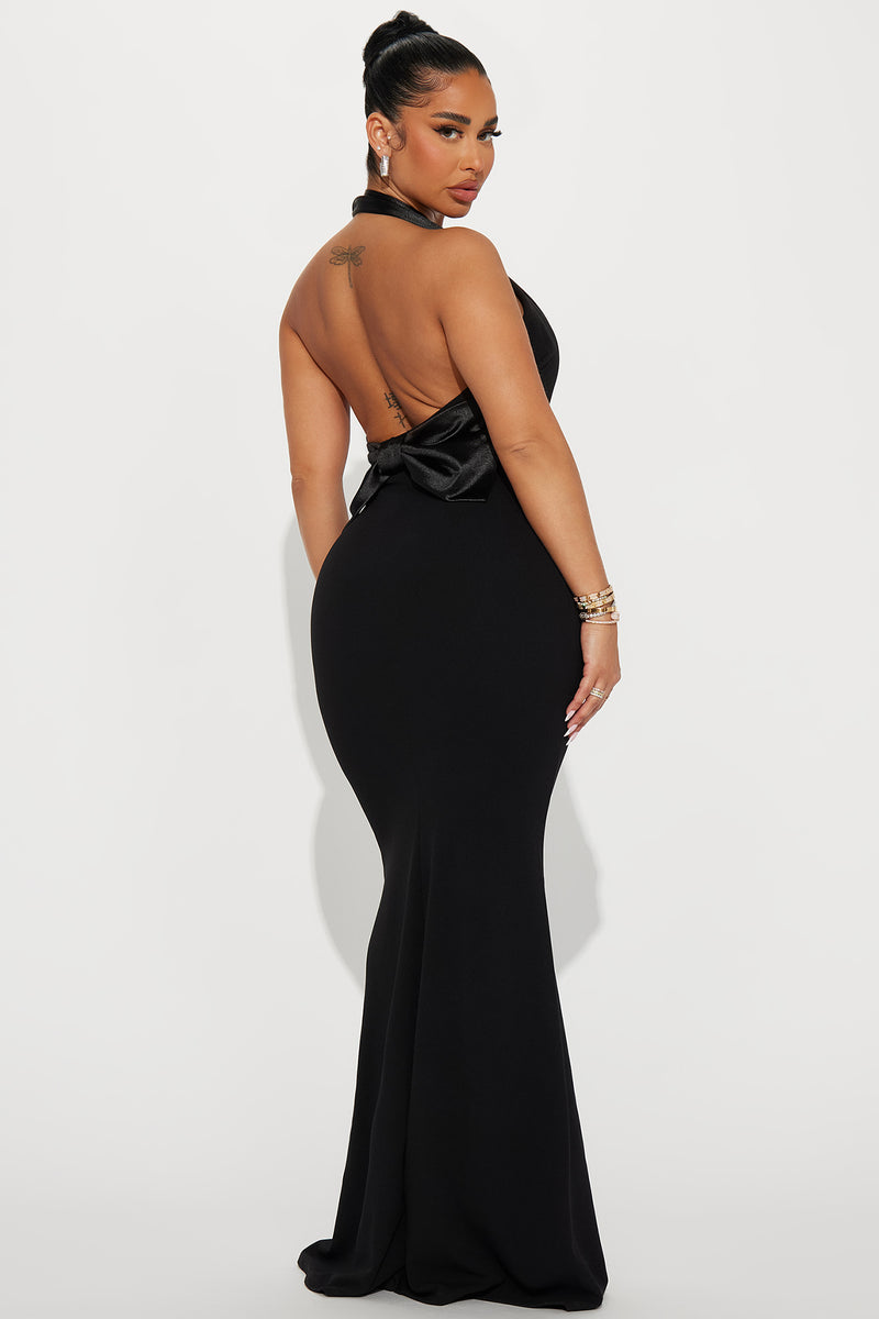 Fashion Fashion Nova Tie Only Black Black Dresses Maxi | Nova, - | Dress