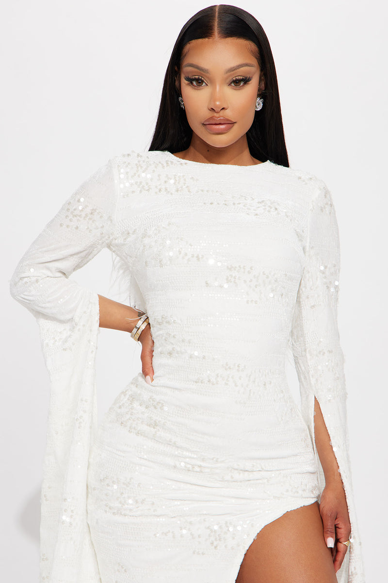 Viviane Velvet Gown White Fashion Nova Luxe Fashion Nova