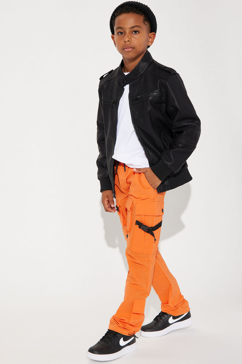 Mini Versatile Cargo Pants Orange