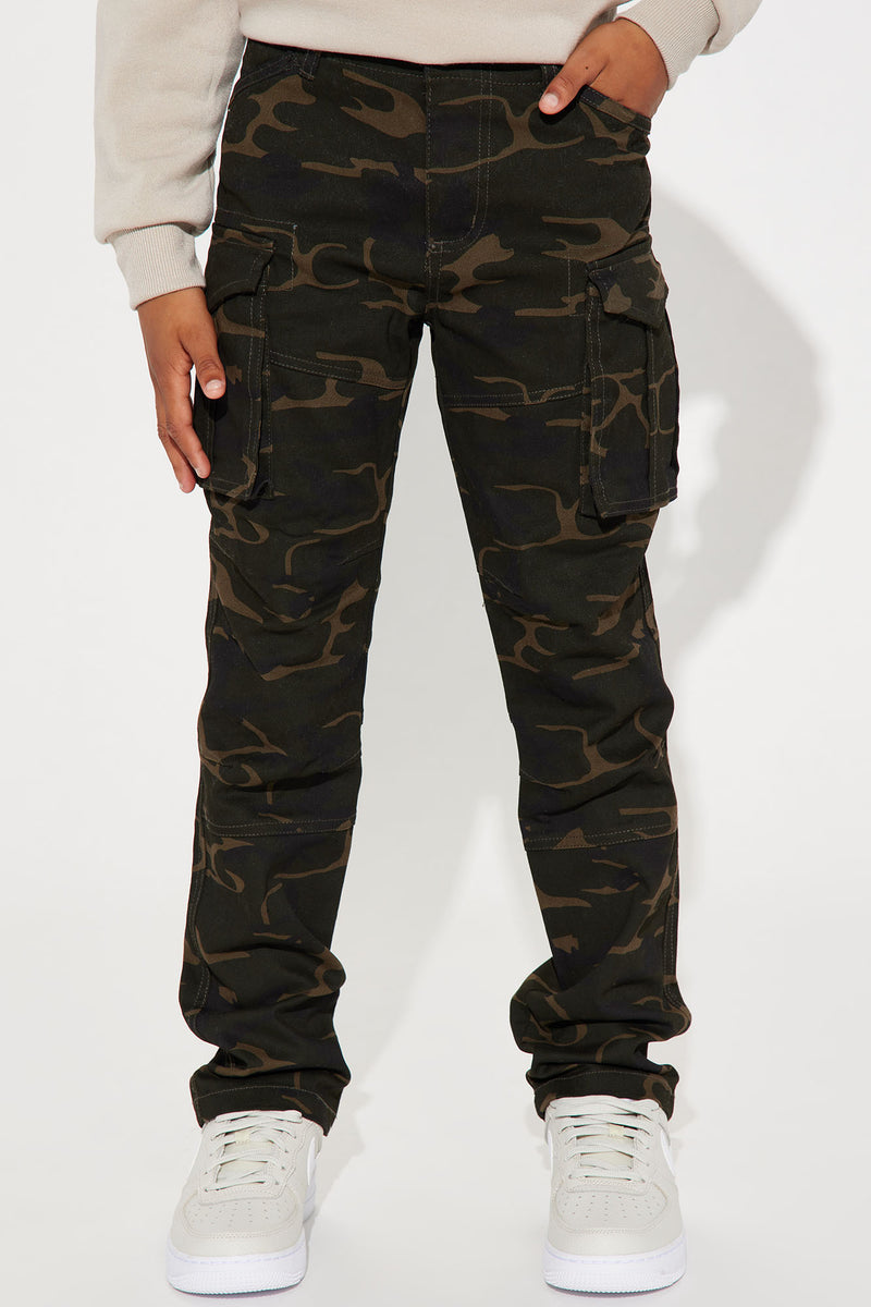 Mini Summer Games Cargo Pants Camouflage Fashion Nova, Kids Pants