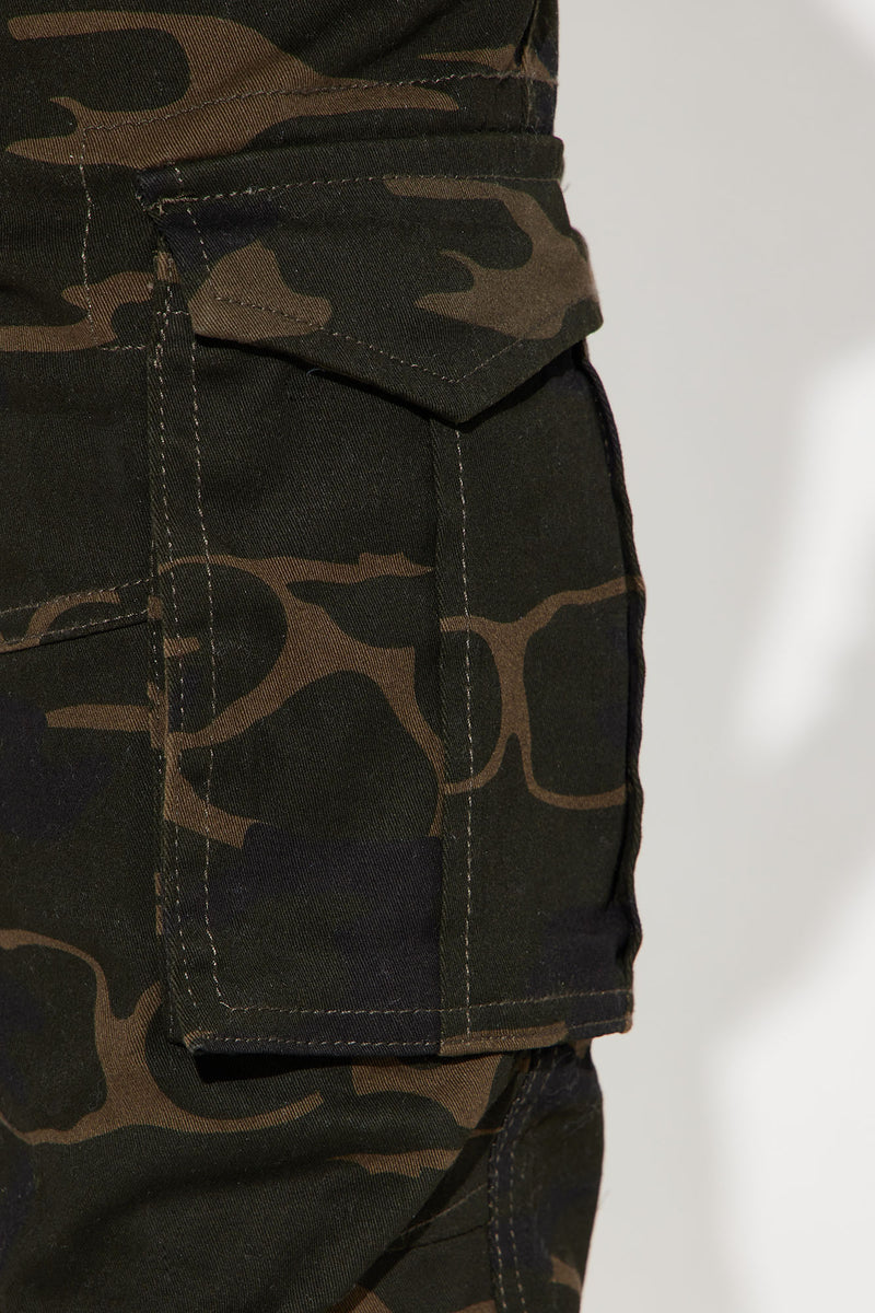 Mini Summer Games Cargo Pants Camouflage Fashion Nova, Kids Pants