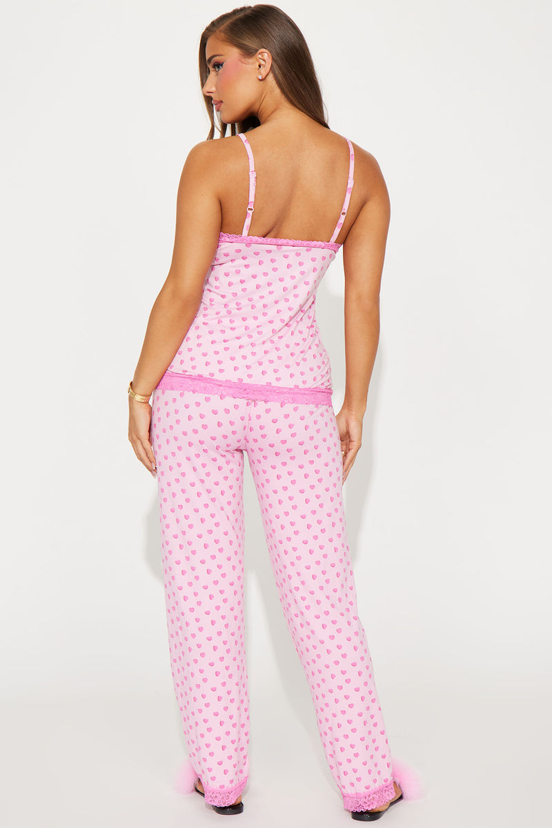 Be My Sweetheart PJ Pant Set Pink Fashion Nova, Lingerie