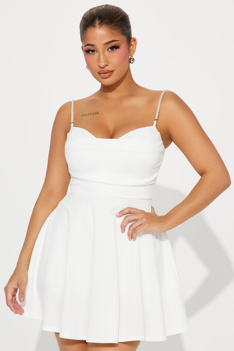 Lia Crepe Knit Mini Dress