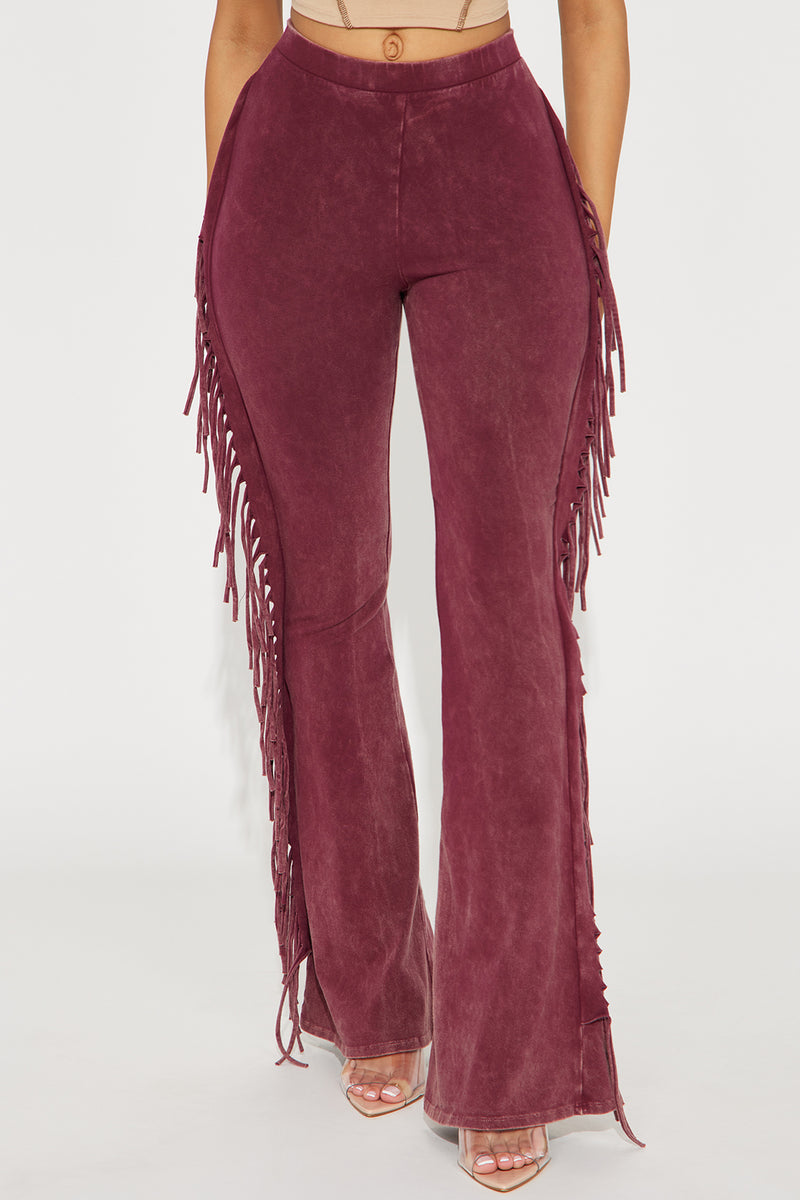 Fringed & Wrapped Pant Set