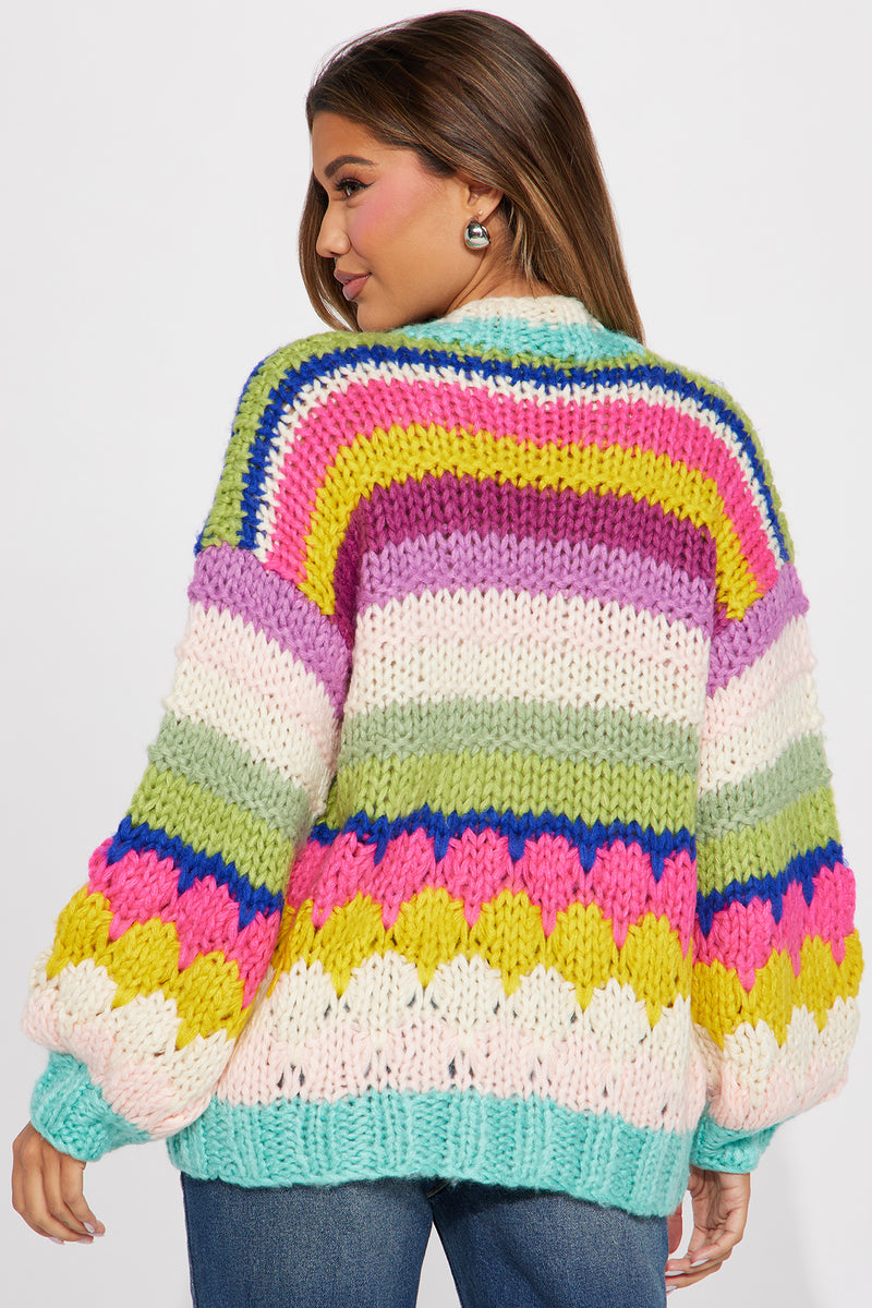 Rainbow sweater cheap fashion nova