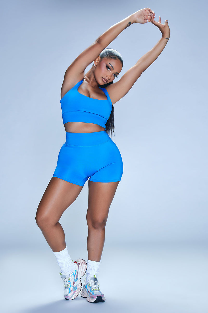 Cobalt blue sports bra outlet