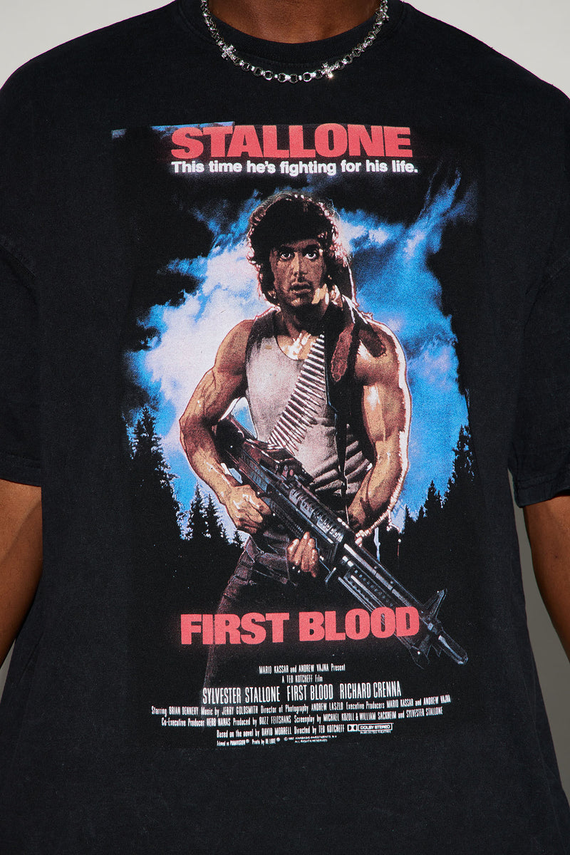 Rambo First Blood Short Sleeve Tee Black