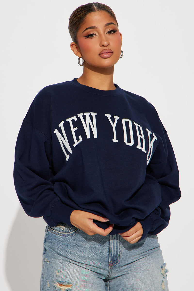 New york yankees women's sweatshirt on sale