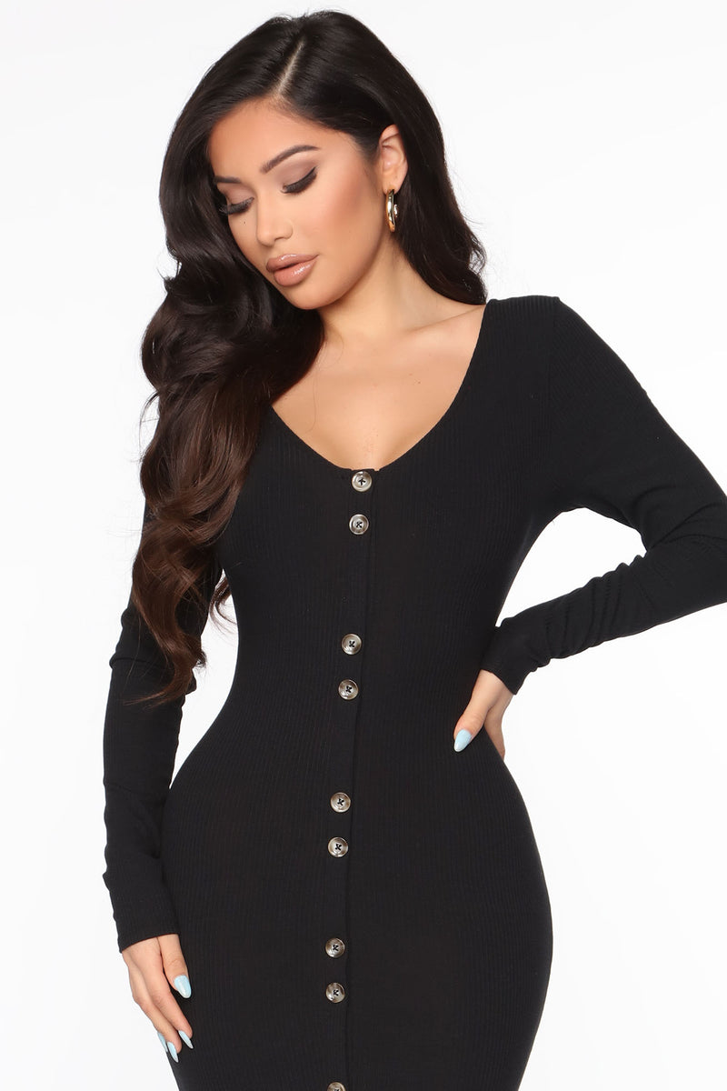 Fashion nova button down 2025 dress