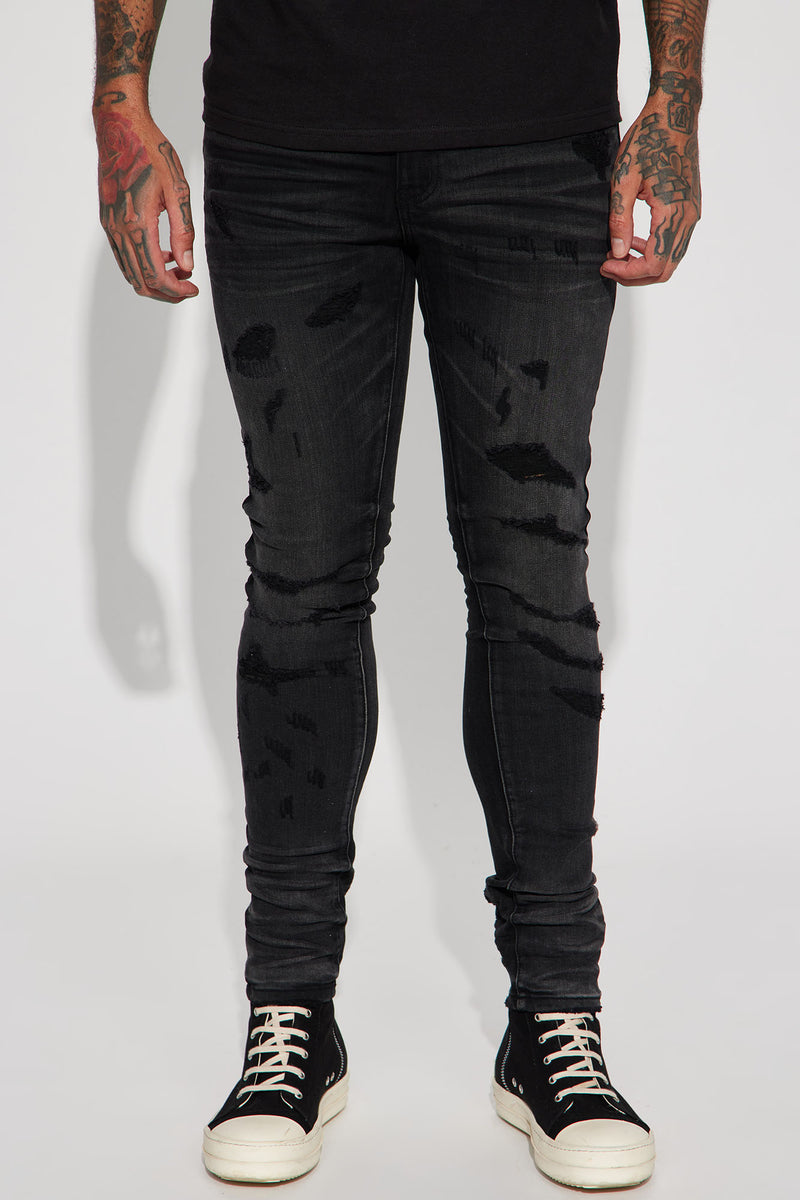 Good Times Ripped Stacked Skinny Jeans Black Wash Fashion Nova good-times-ripped-stacked-skinny-jeans-black-wash-fashion-nova
