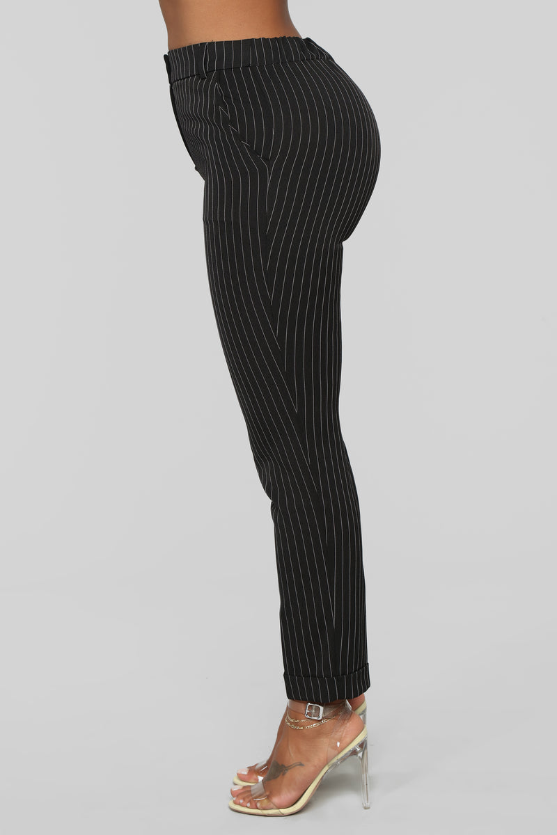 Business As Usual Pants Black/White Fashion Nova, Pants Fashion Nova
