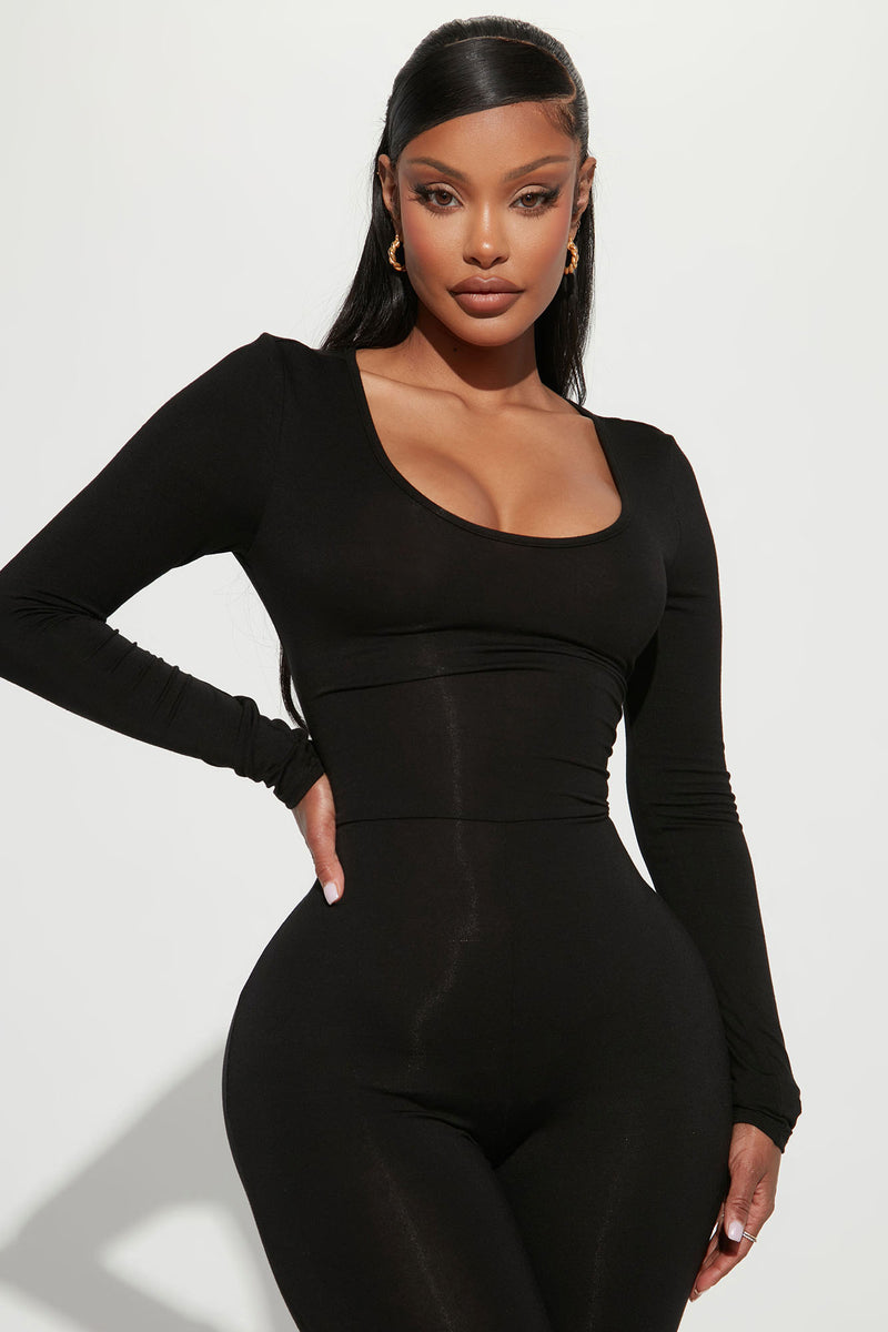 Slay All Day Jumpsuit - Black