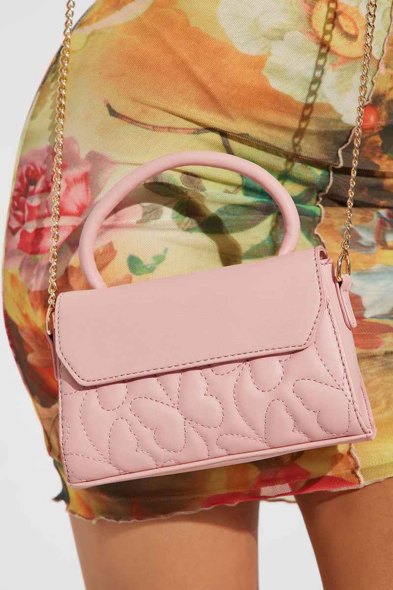 Nuovedive pink Italian leather handbag
