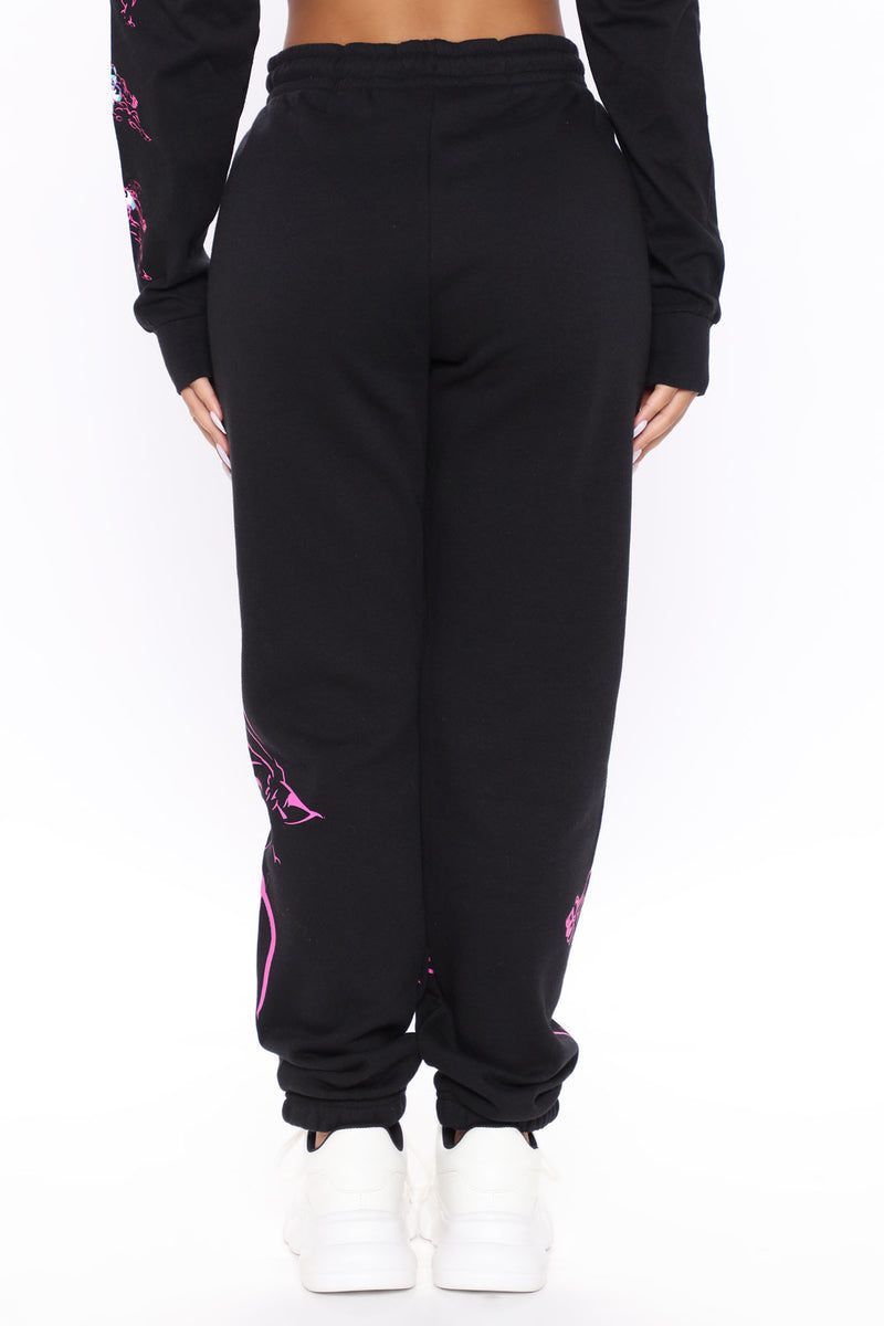 Black sweatpants fashion hotsell nova