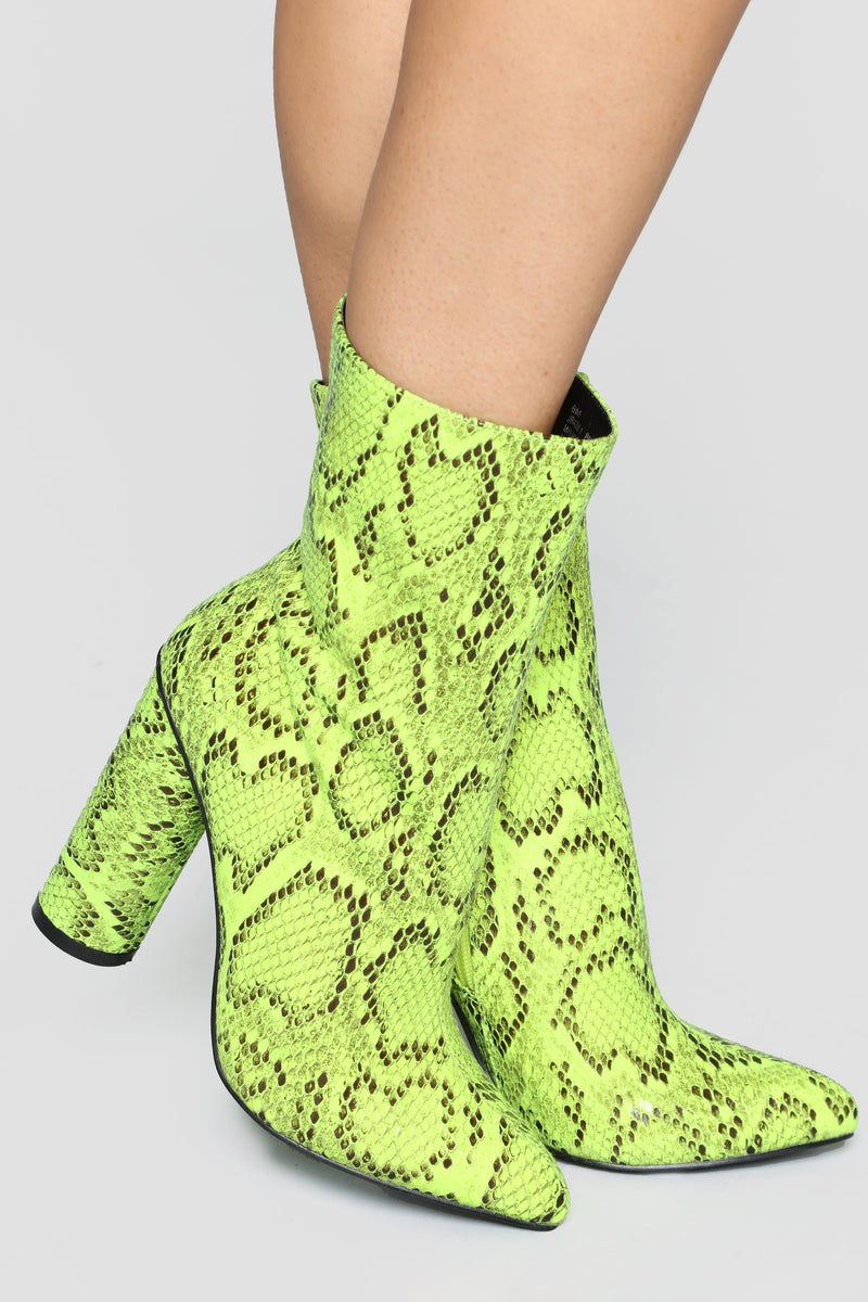 Neon snakeskin sales boots