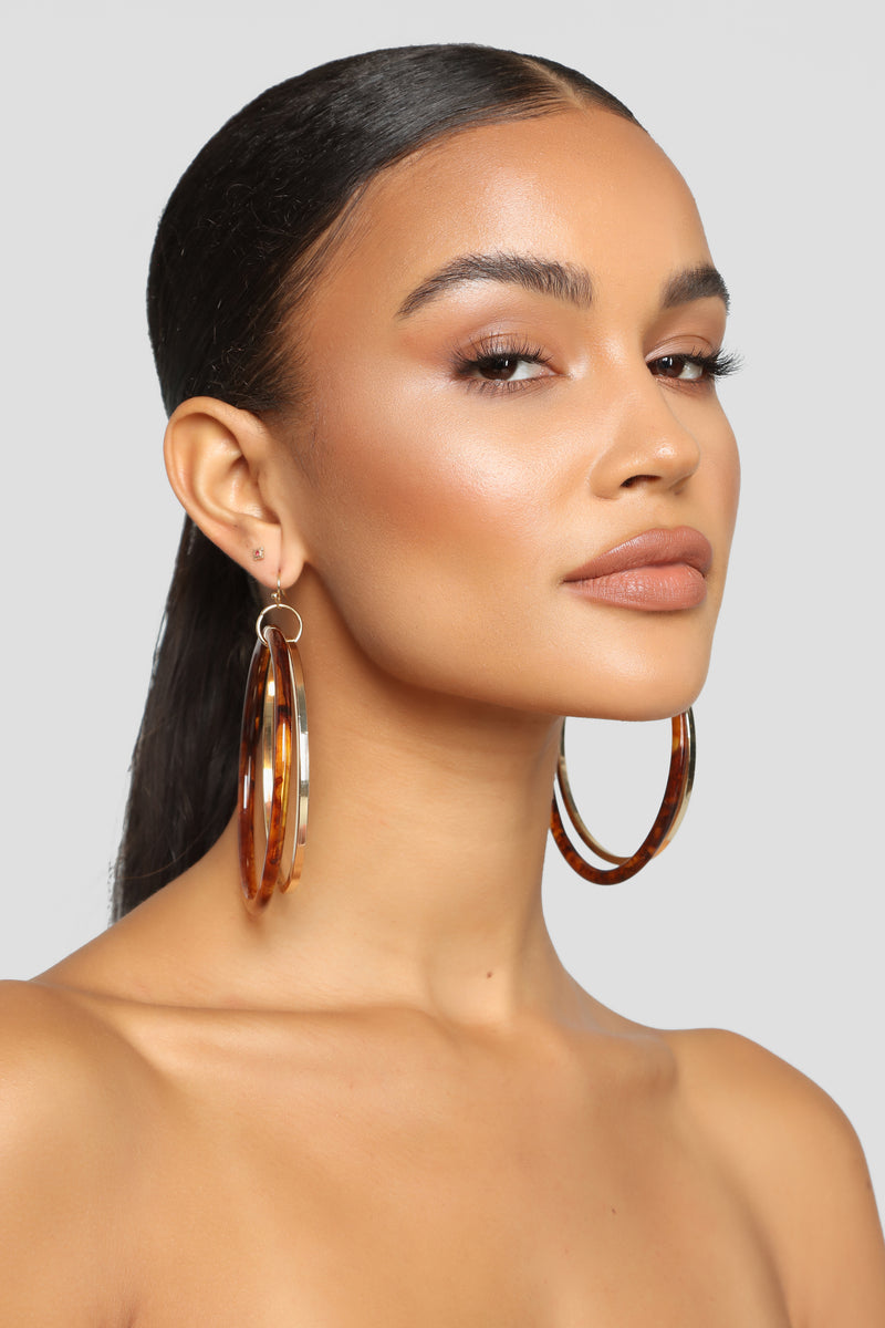 In The Loop Hoop Earrings Gold Fashion Nova, Jewelry Fashion Nova