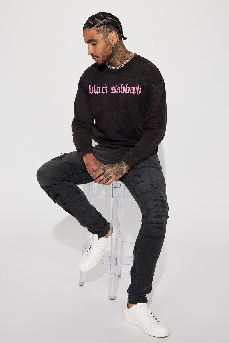 Black hot sale sabbath crewneck