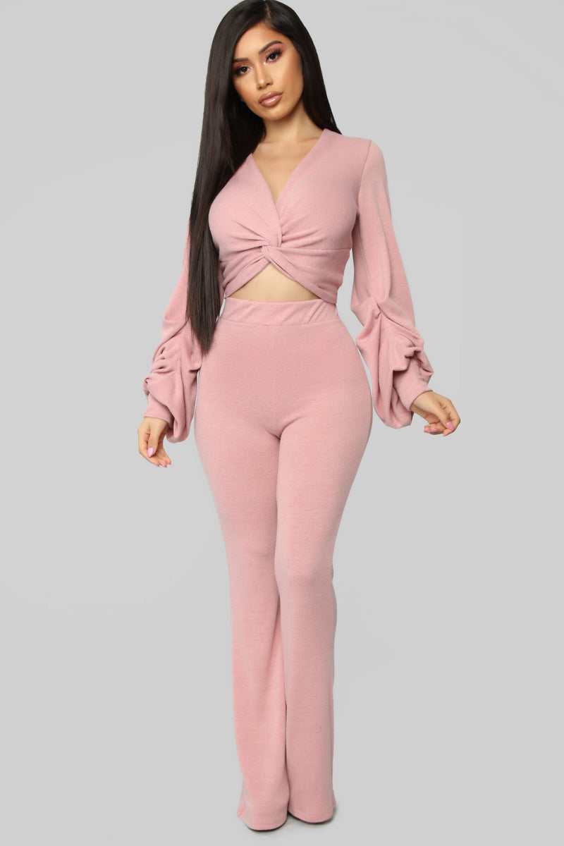 My Twisted Ways Pant Set - Mauve | Fashion Nova, Matching Sets ...