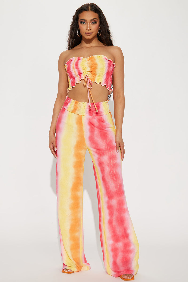 Yellow Sumba HC neck Pant Set