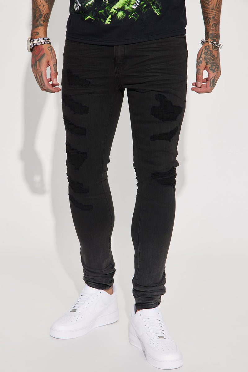 Dipped In It Ripped Stacked Skinny Jeans Black Wash Fashion Nova dipped-in-it-ripped-stacked-skinny-jeans-black-wash-fashion-nova