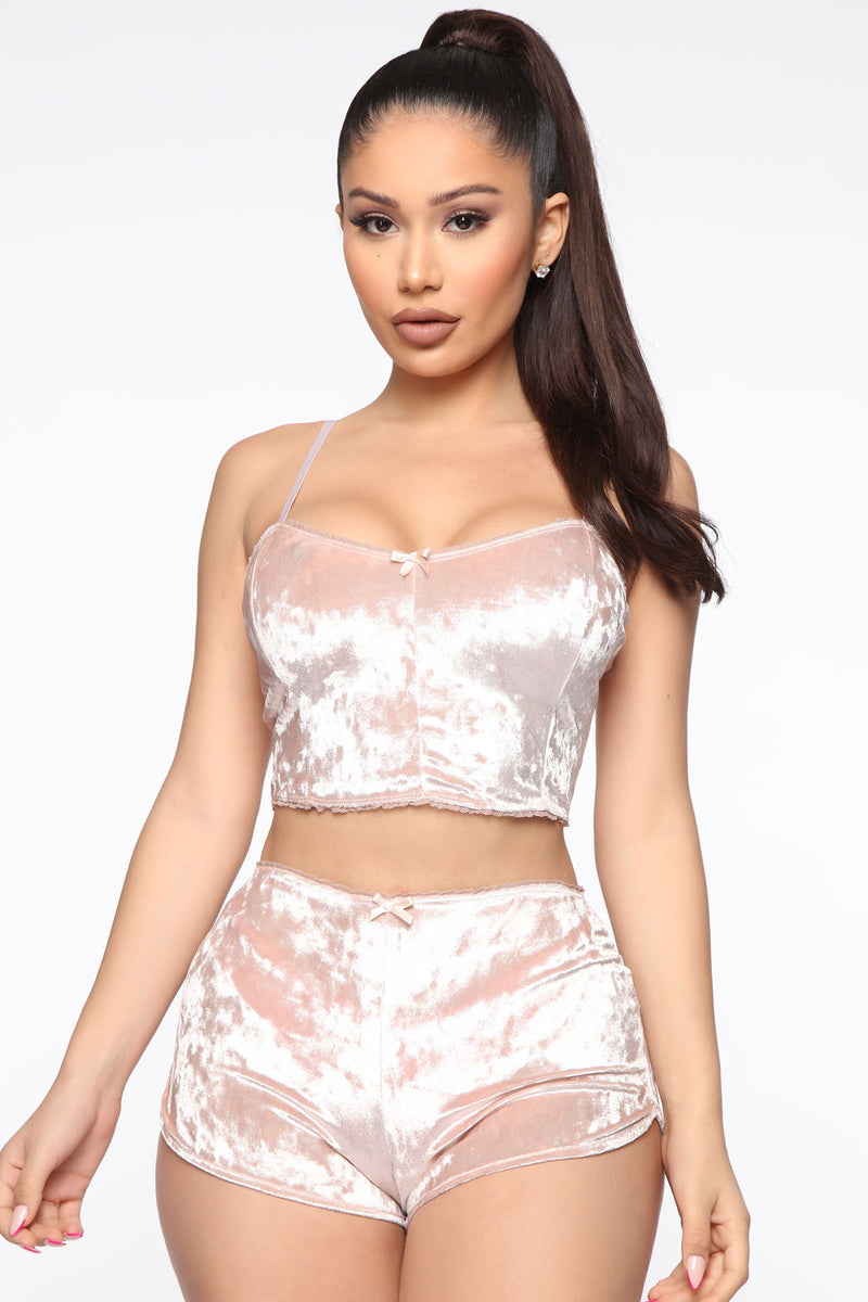 Feeling Soft Pajama Set Pink Fashion Nova Lingerie