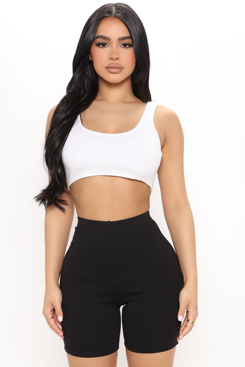 Fashion nova discount black biker shorts